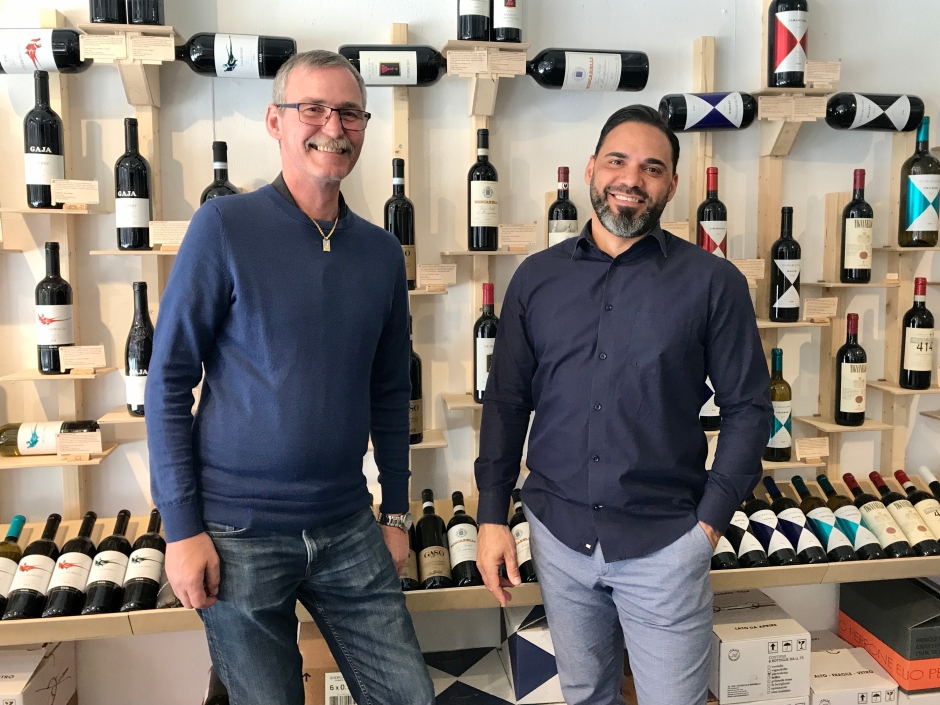 Egon Voigt und Edi Nigg im Vinoza